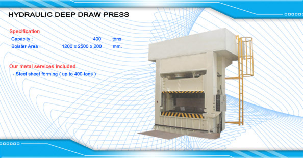 HYDRAULIC DEEP DRAW PRESS